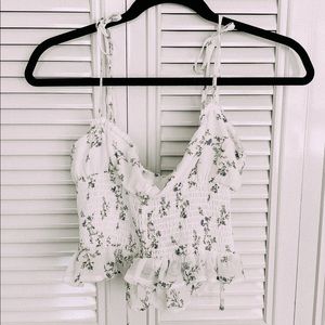 h&m floral top